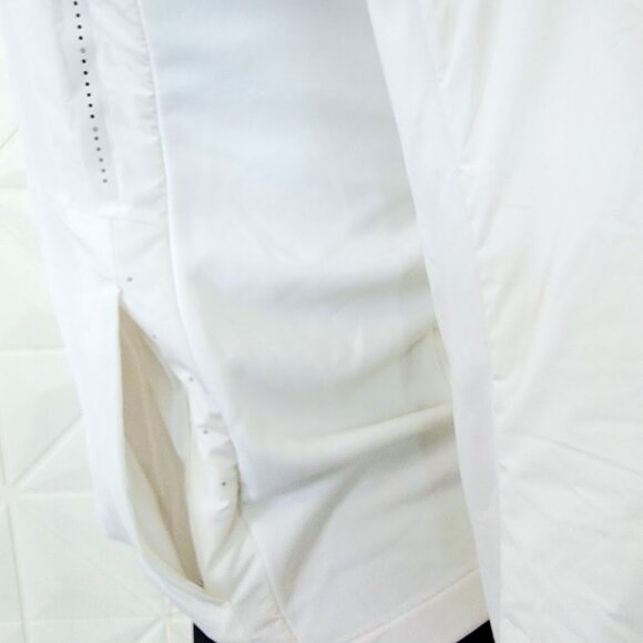 Lululemon Women's White Run For Cold Primaloft Full Zip Puffer Jacket Size 6 - Picture 6 of 10